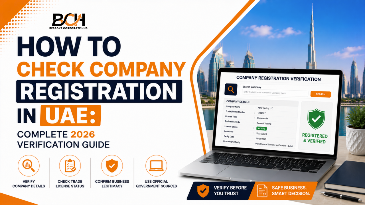 How to Check Company Registration in UAE- Complete 2026 Verification Guide