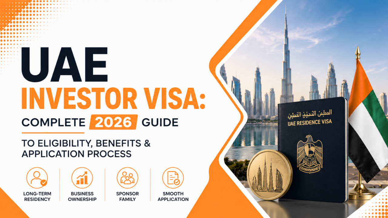 UAE Investor Visa- Complete 2026 Guide to Eligibility, Benefits & Application Process